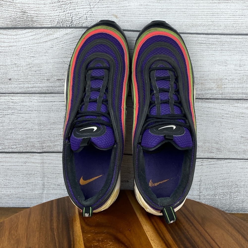 Nike Air Max 97 Joker Black Purple Men’s Shoes CU4890-001 Sneaker Size 12 - Picture 10 of 12